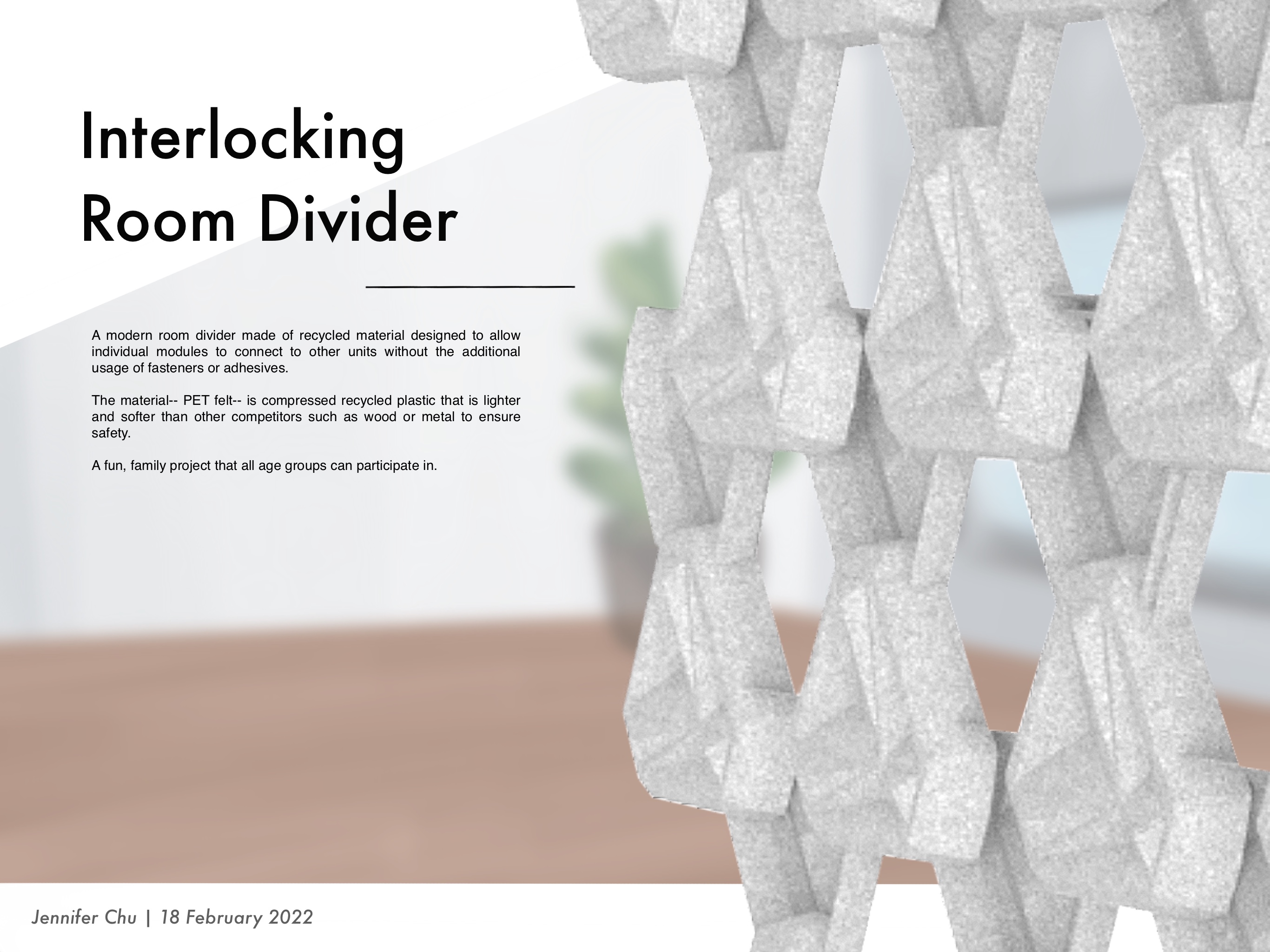 Read more about the article Interlocking Room Divider_Jennifer